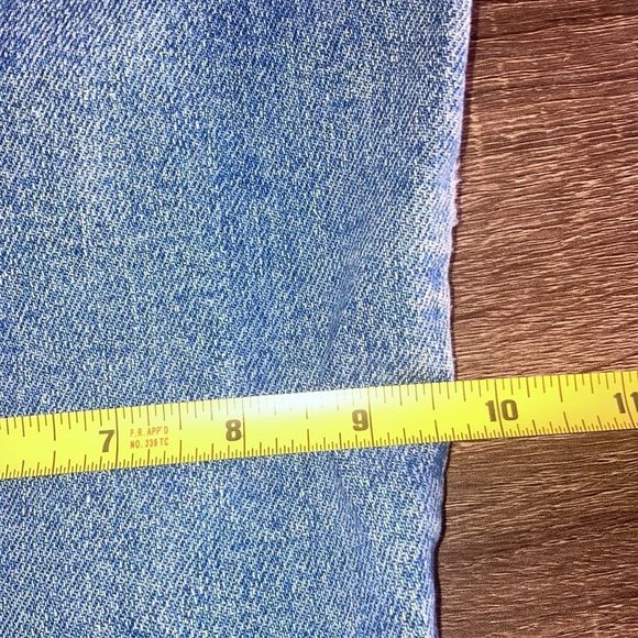 Vintage 1970 Womens French Dressing Mom Light Blue Jeans size 6P - Picture 6 of 13